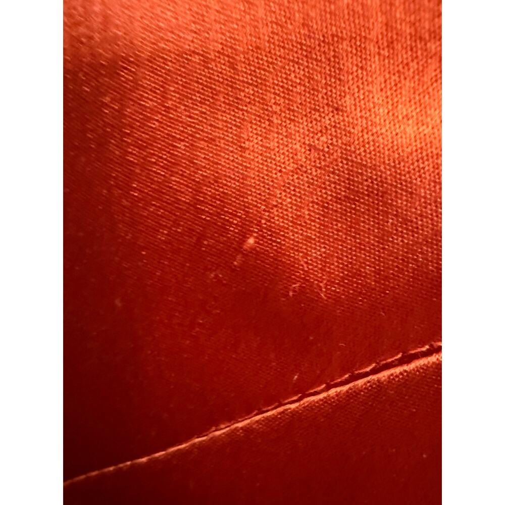 ABS  Formal Halter Keyhole Gown Satin-Style Rust Prom Gala Dress - Picture 11 of 11